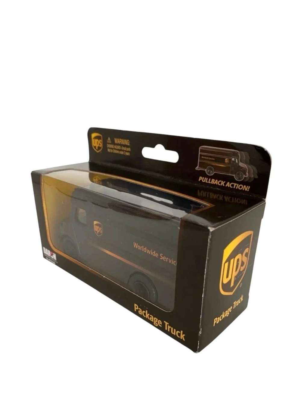 UPS Mini Delivery Truck Pullback Action